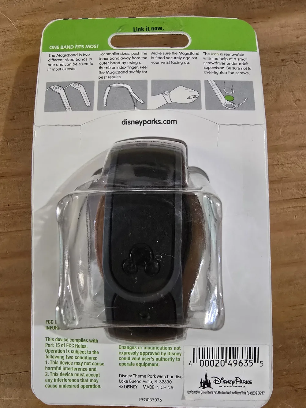 Sealed - Disney Parks Magic Band - Black